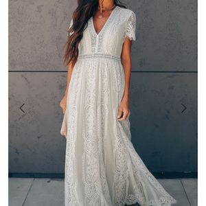 Seven Romance white lace dress